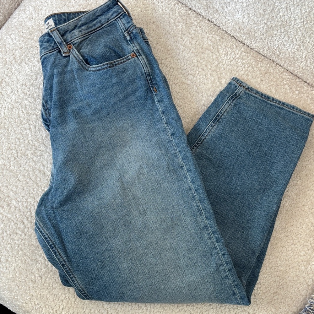 ASOS Denim Women's High Rise Blue Jeans - Picture 5 of 5